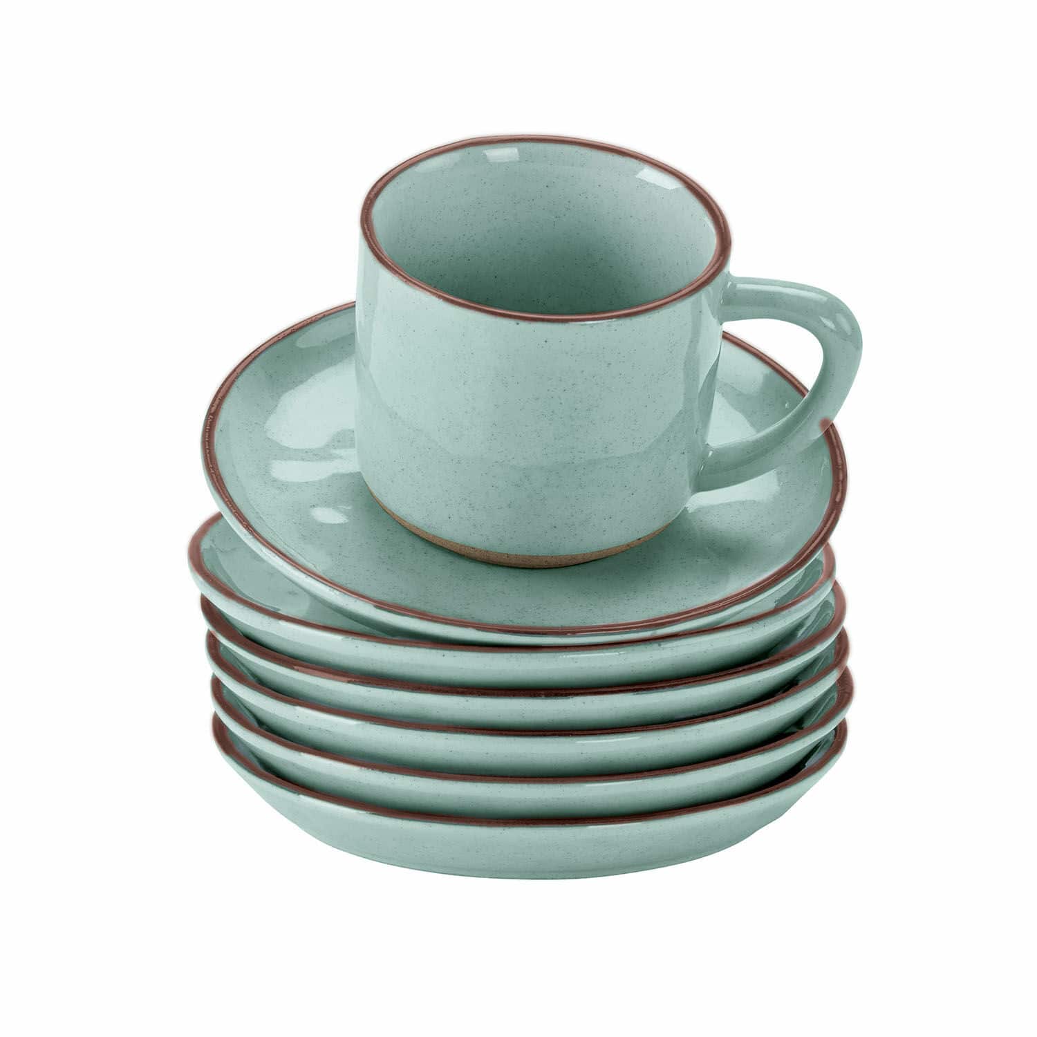 Set de 6 tazas y platillos Biarré