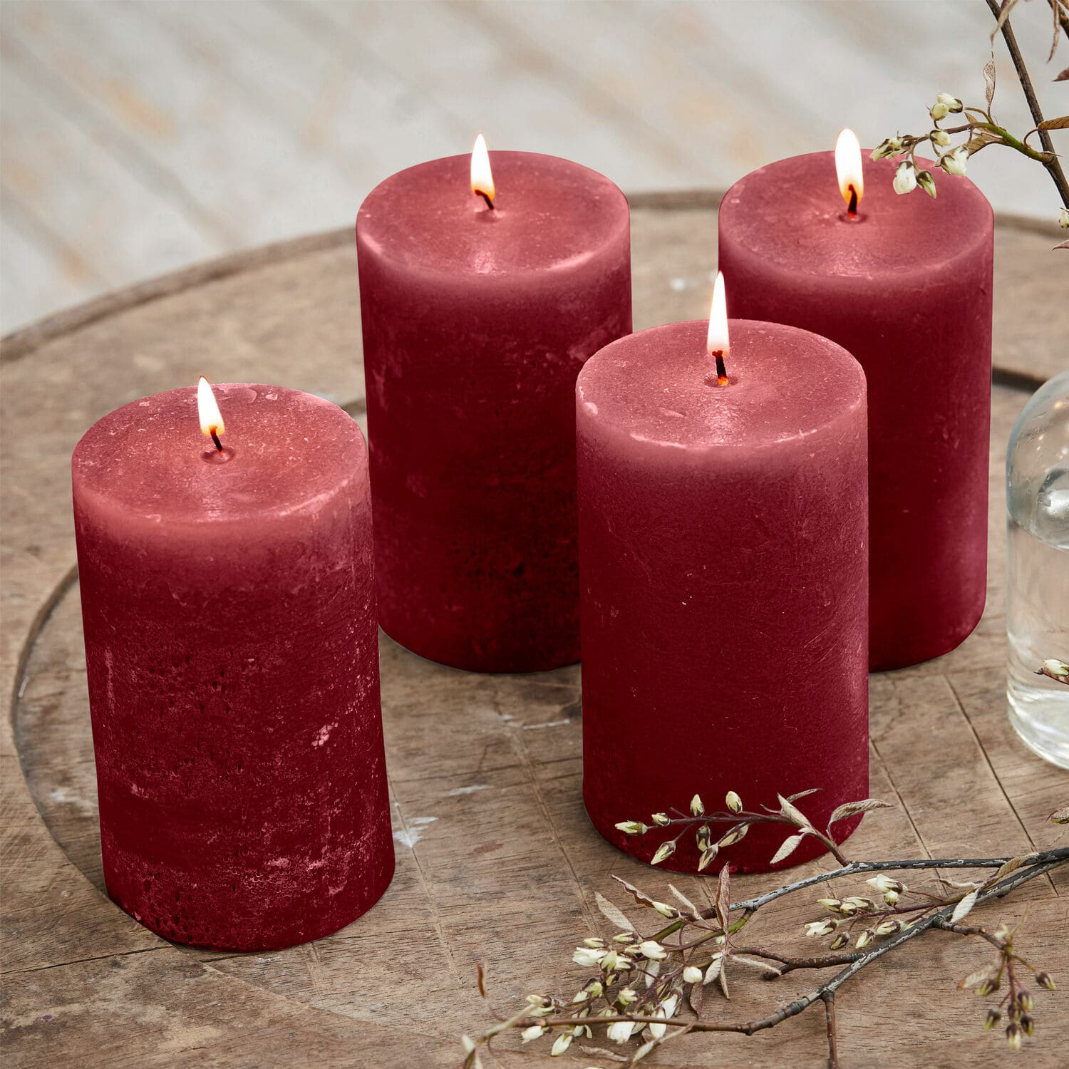 Set de 4 velas Braga