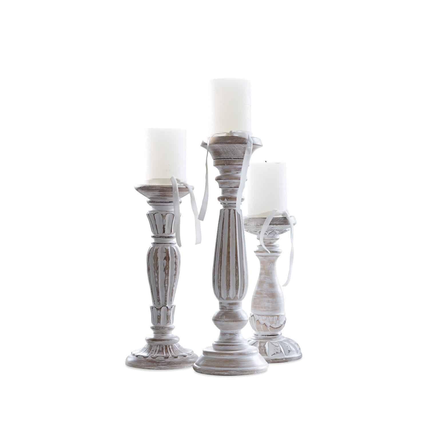 Set de 3 candeleros Folligny