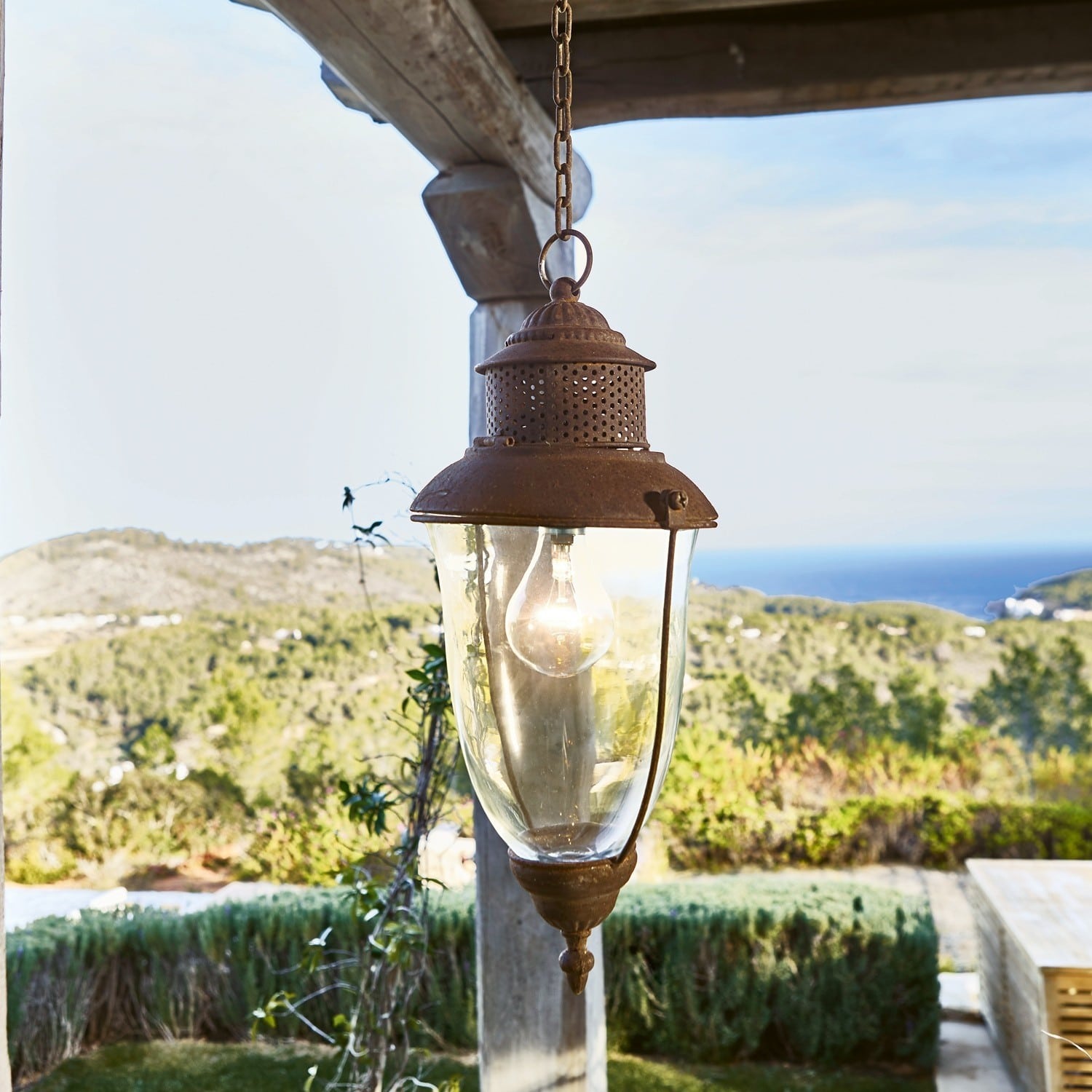 Farol colgante Floricia