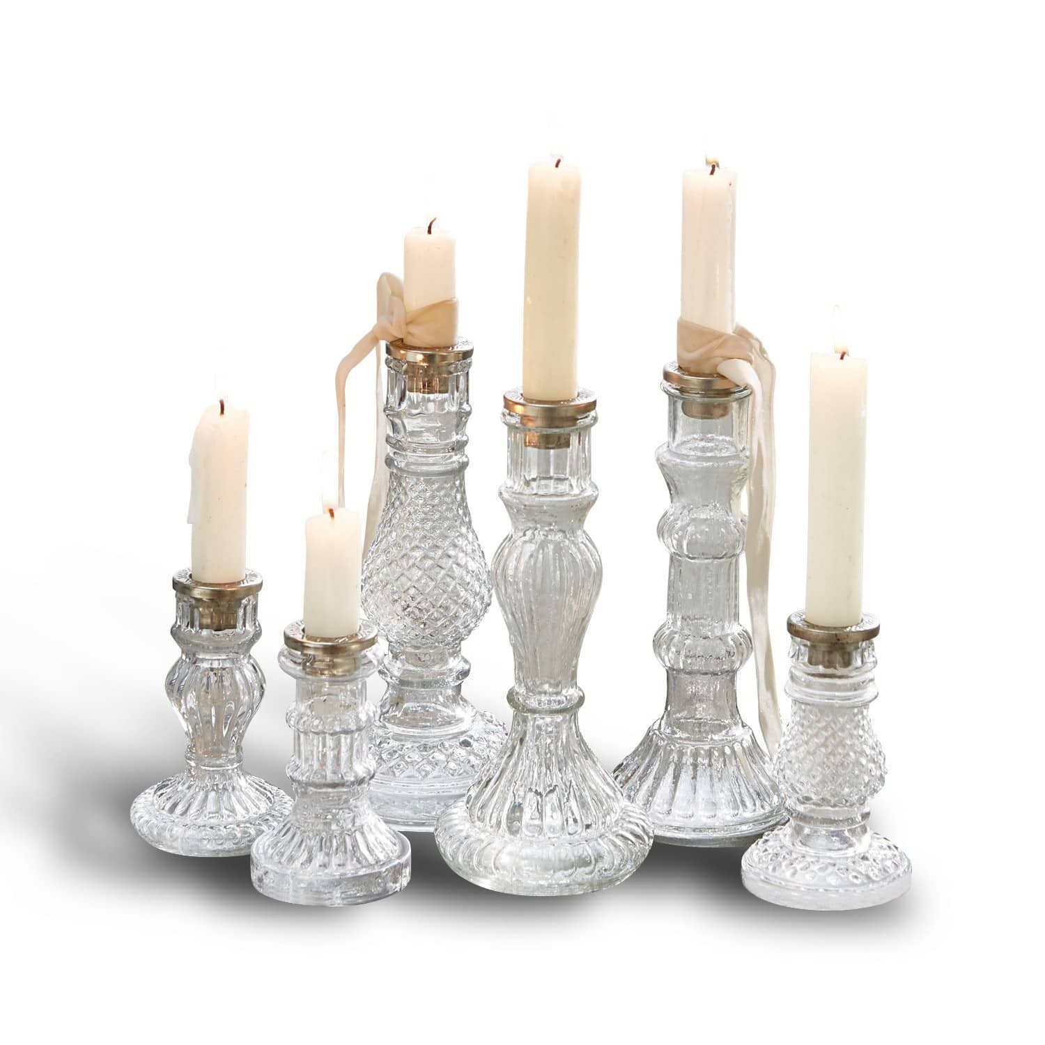 Set de 6 candeleros Youna