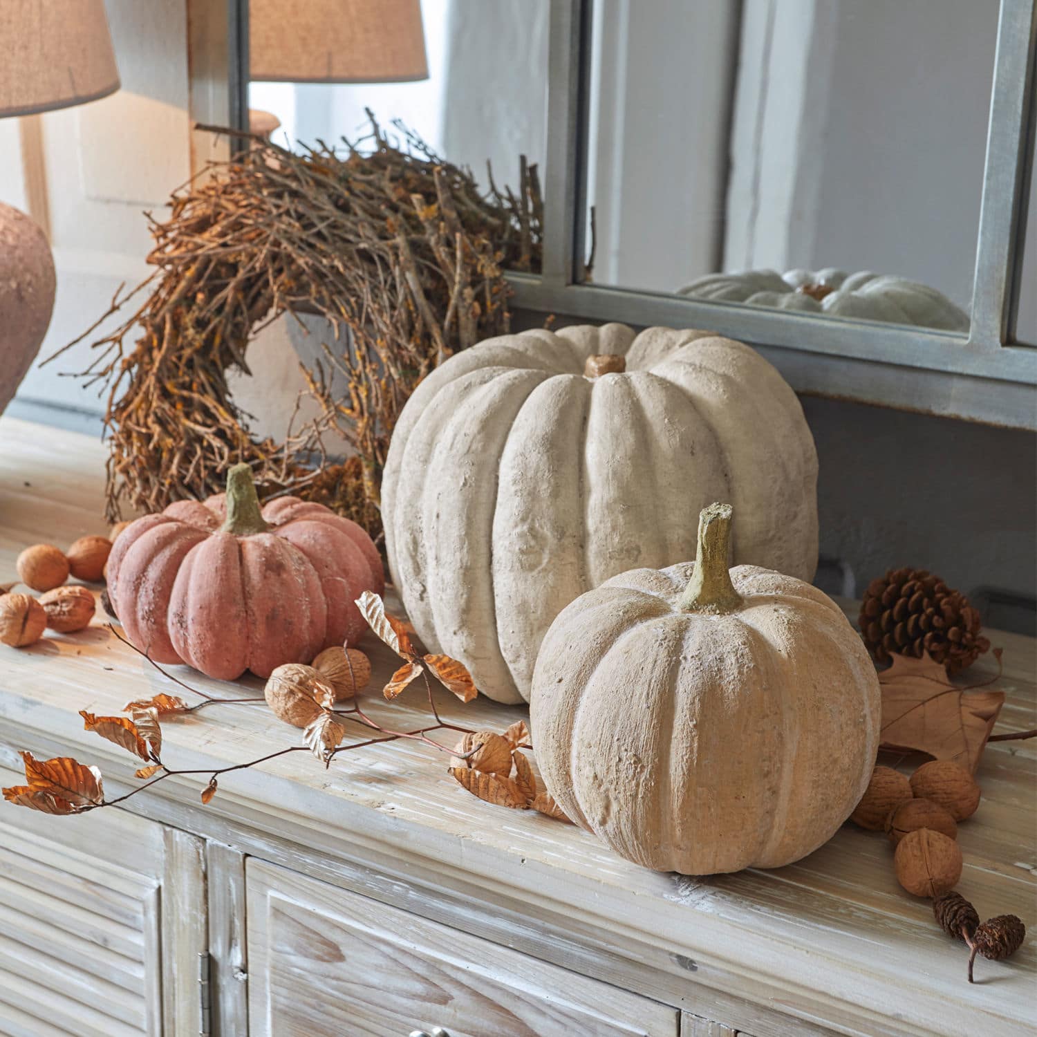 Set de 3 calabazas Pumpkin