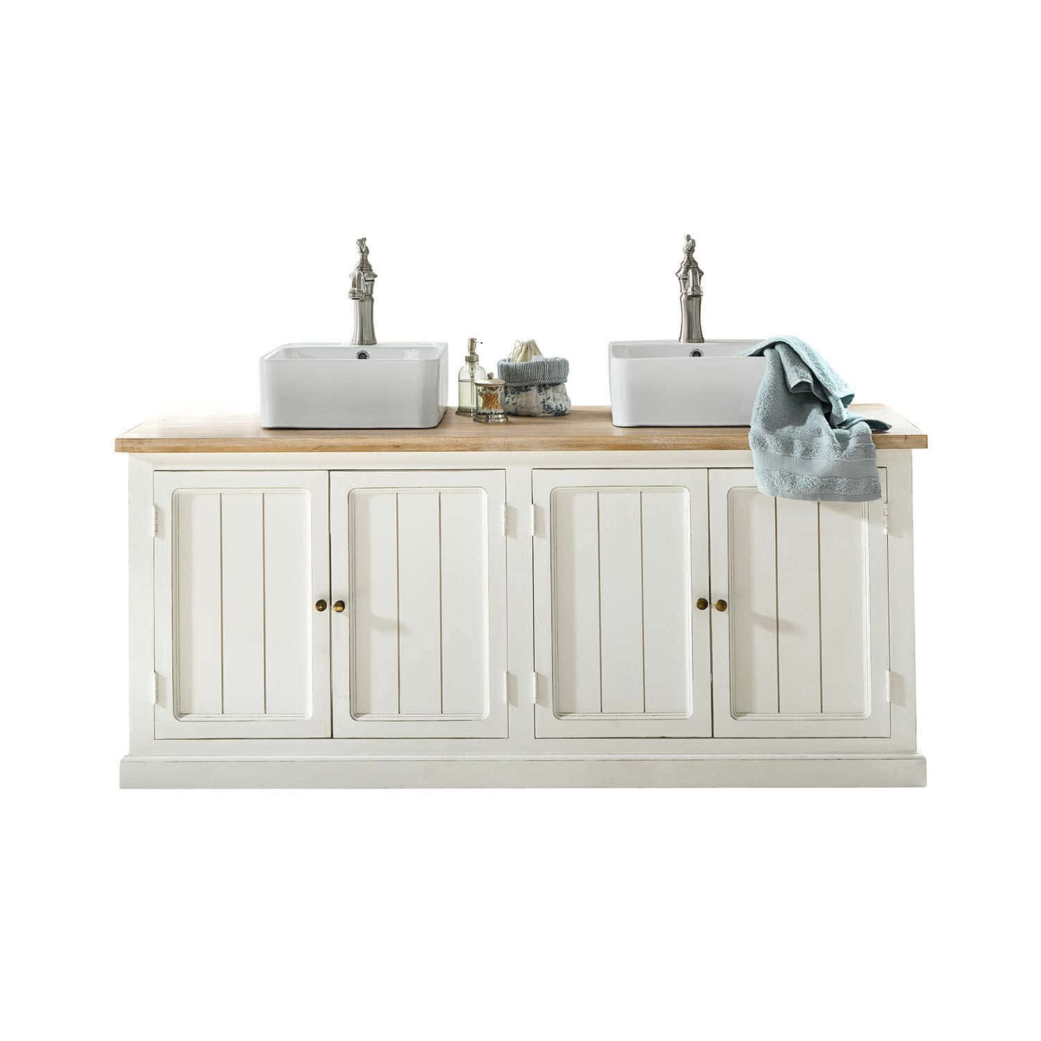 Mueble de lavabo doble Cedarfield