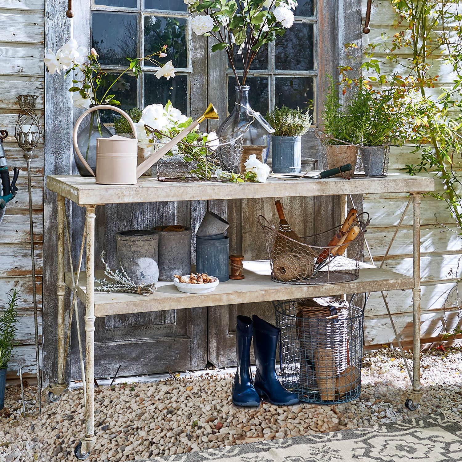 Mesa de jardinería Horsa