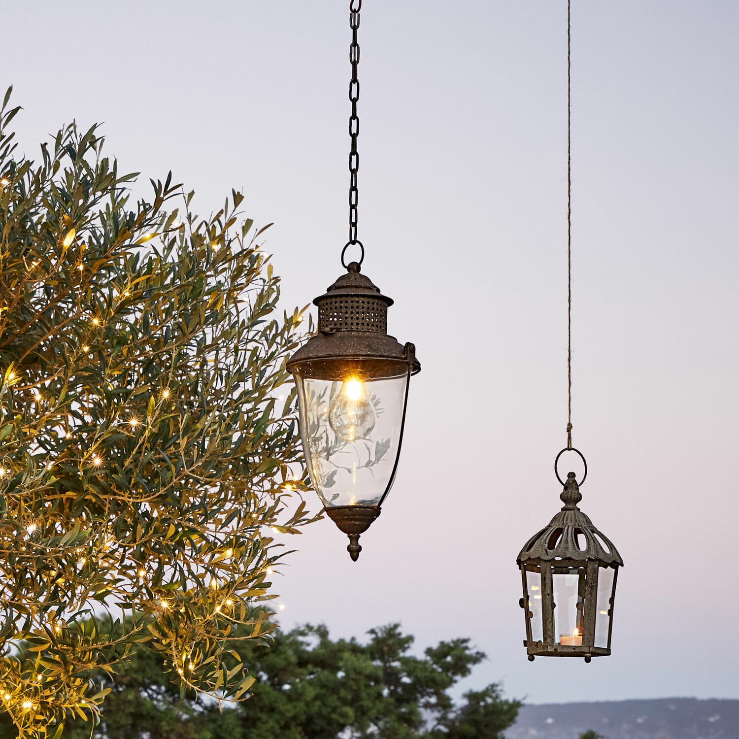 Farol colgante Floricia