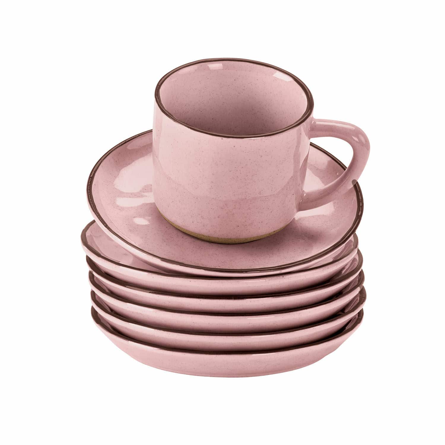 Set de 6 tazas y platillos Biarré