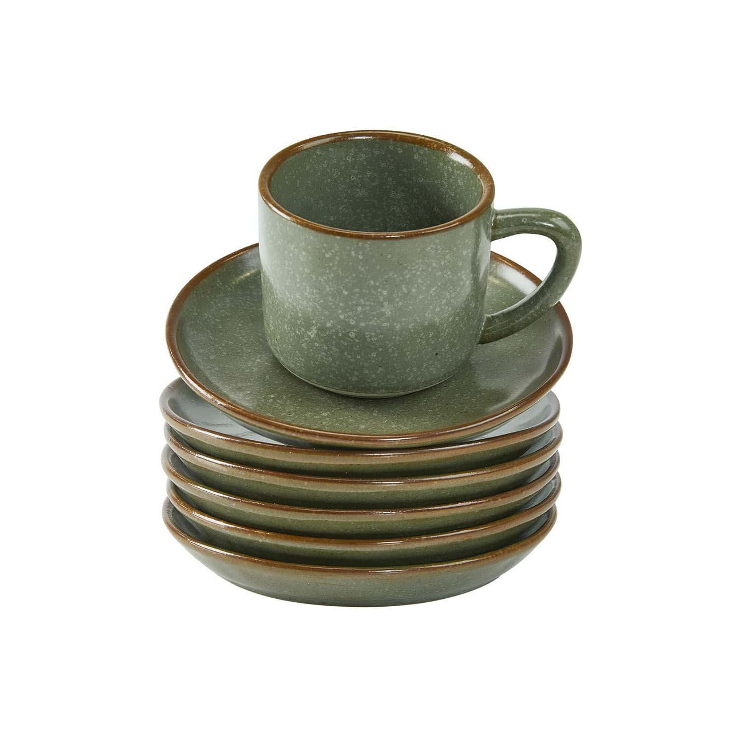 Set de 6 tazas y platillos Biarré