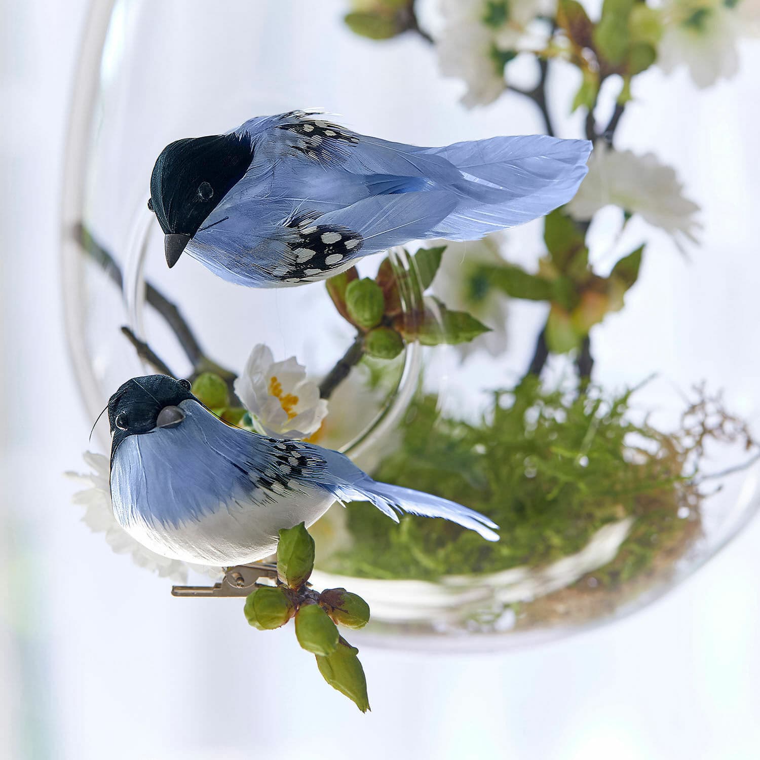 Set de 2 pájaros decorativos Penelopé